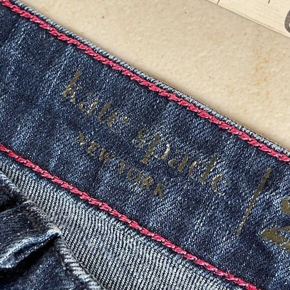Kate Spade Dark Wash Denim Jeans 26 - Picture 8 of 14